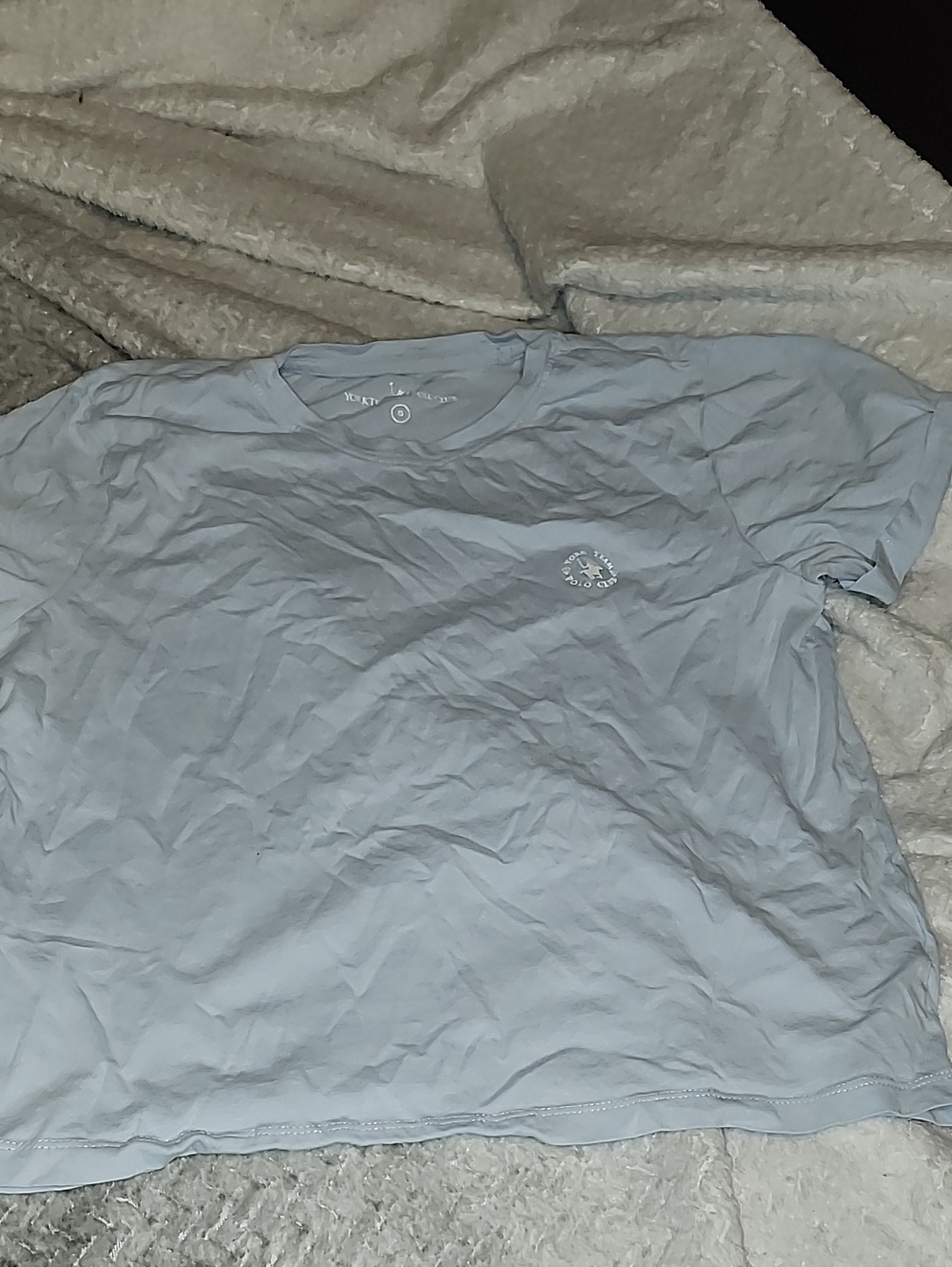 Light Blue Men’s Crew Neck T-Shirt
